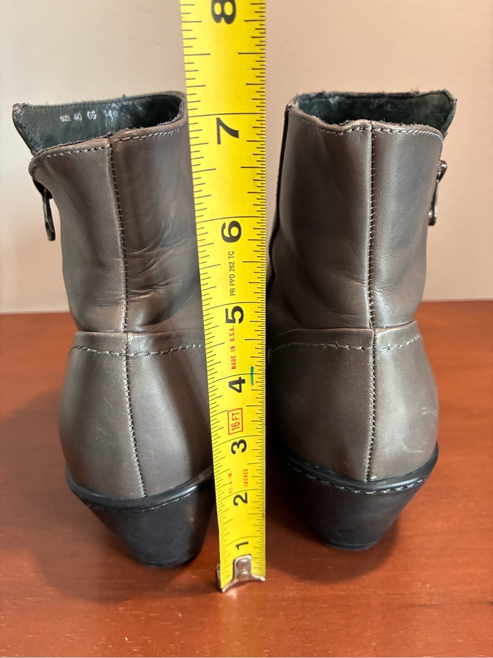 DANSKO Womens Billie Leather Ankle Boots Sz 40 Women’s Sz 9.5-10 Burnished Gray - Picture 14 of 14